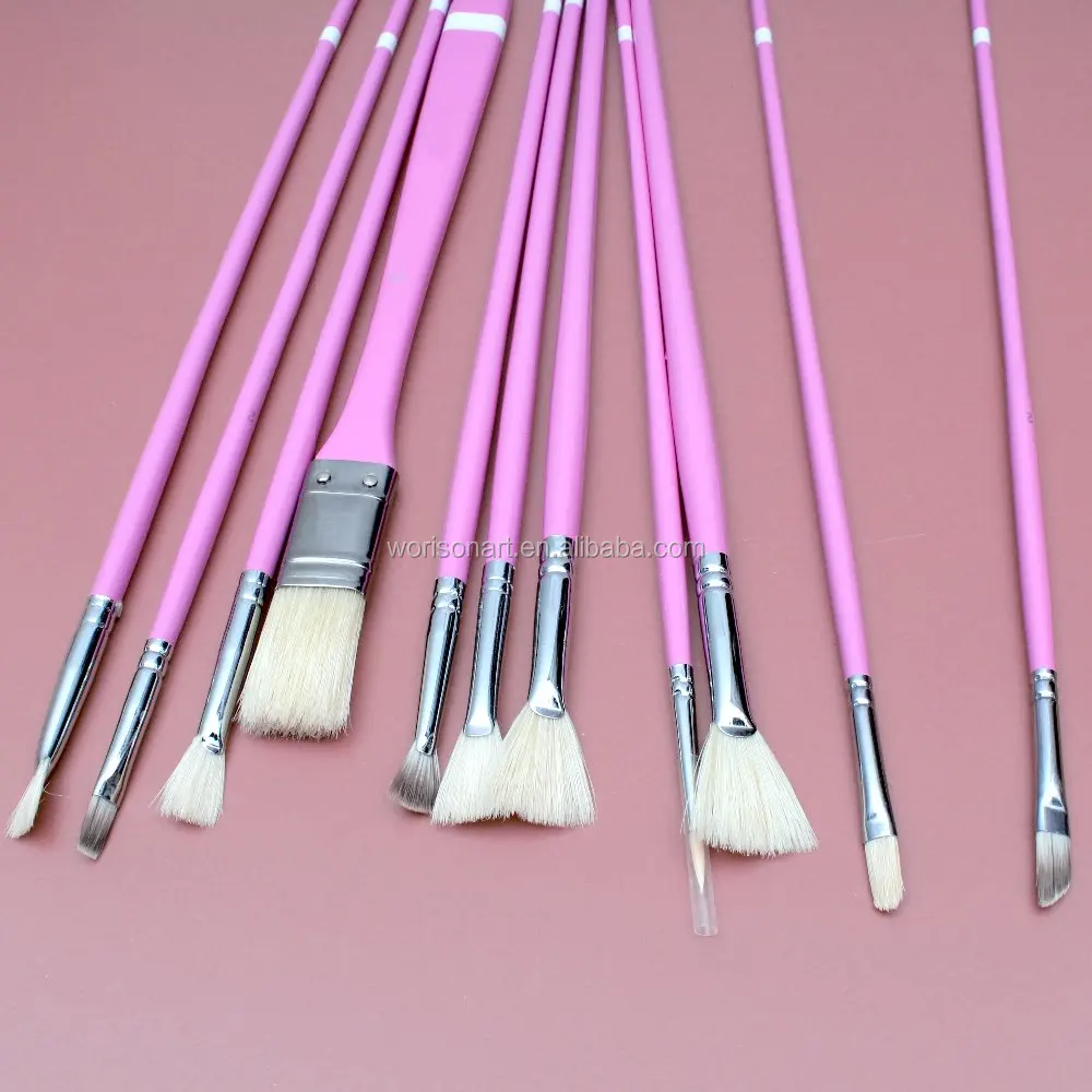 Brushes Set for Art Painting Oil Acrylic Watercolor Drawing Craft