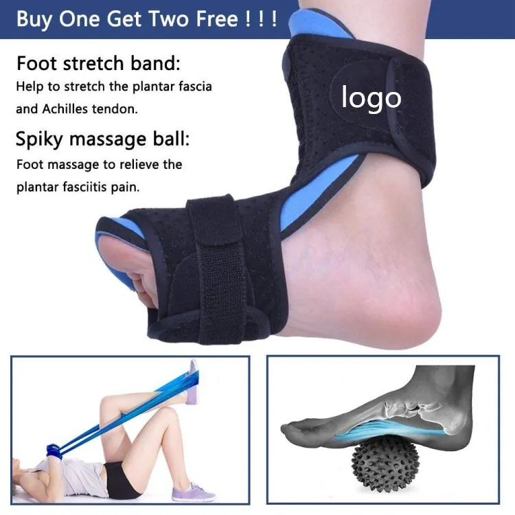 Plantar Fasciitis Night Splint Foot Drop Orthotic Brace for Sleep Support