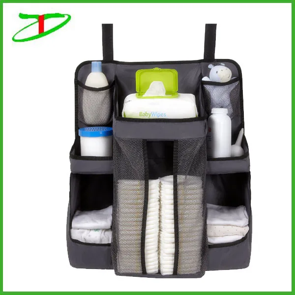 Amazon.com: Organizador de pañales colgante XL, apilador de pañales  reforzado para cuna que mantiene la forma, organizador de pañales colgante  para cambiar mesa, corral, pared y puerta, soporte para pañales para recién