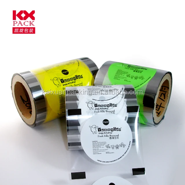 PET/CPP Plastic Cup Sealing Film For Cup Packing