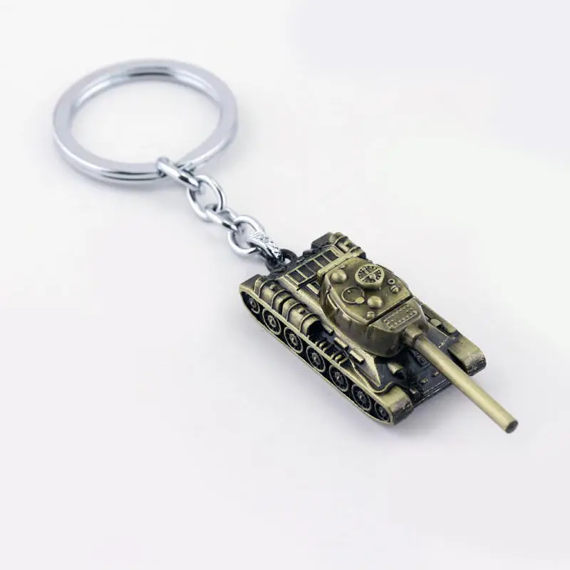 Game Jewelry World of Tanks Keychain WOT Tank Badge Key Ring Pendant Men Jewelry
