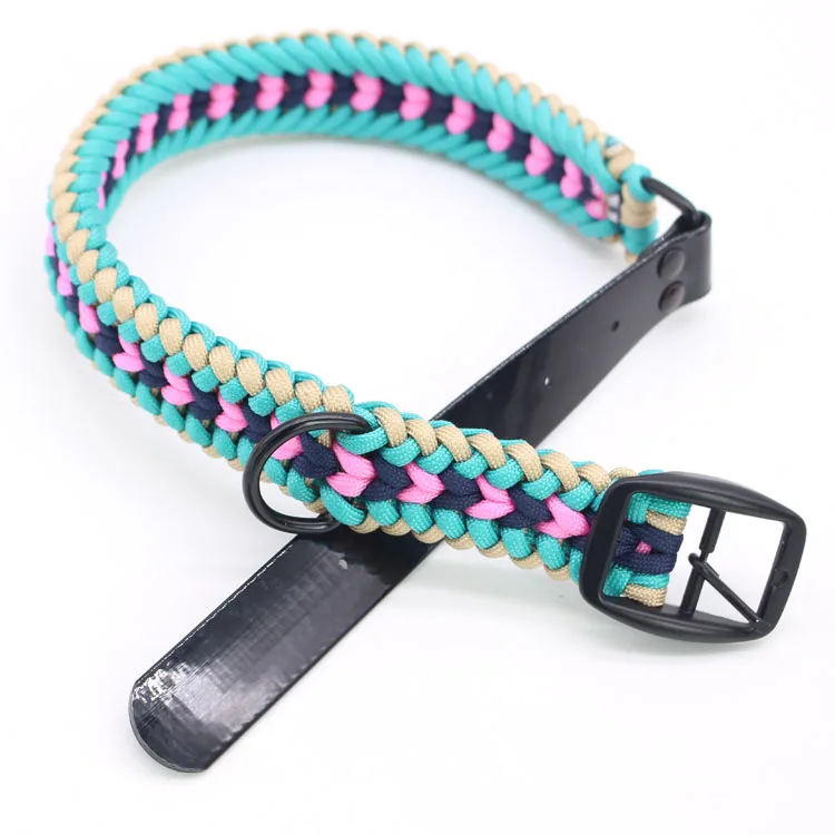 Регулируемый на заказ нейлоновый Паракорд для дрессировки ошейник