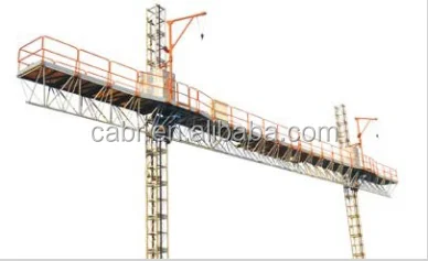 Construction Lifter Rack and Pinion Mast Climbing Work Platform