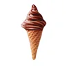 Brown ice cream