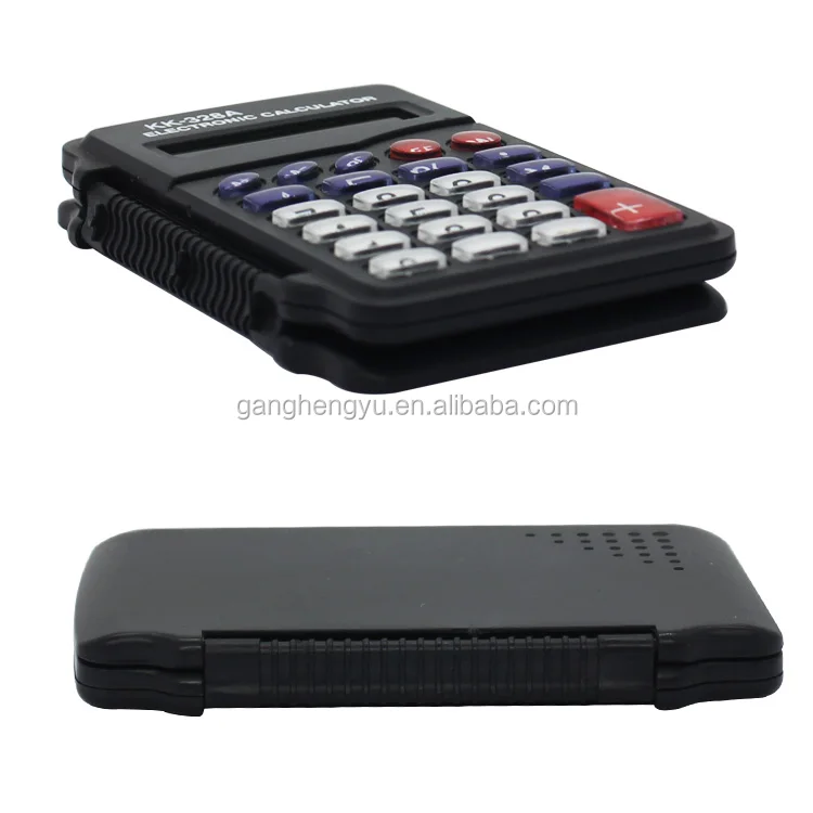 Top Level 8 Digit Mini Clip Cover Protective Electronic Digit Calculator