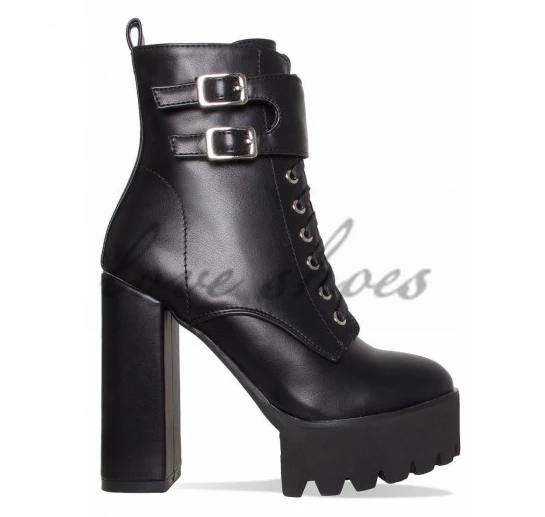 cleated platform boots