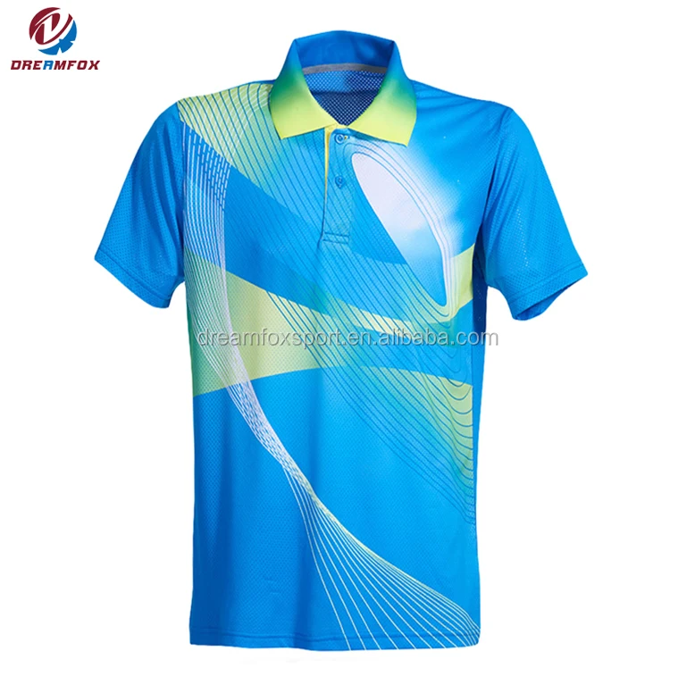 Custom Cricket club polos sublimation print Customized colors and logo