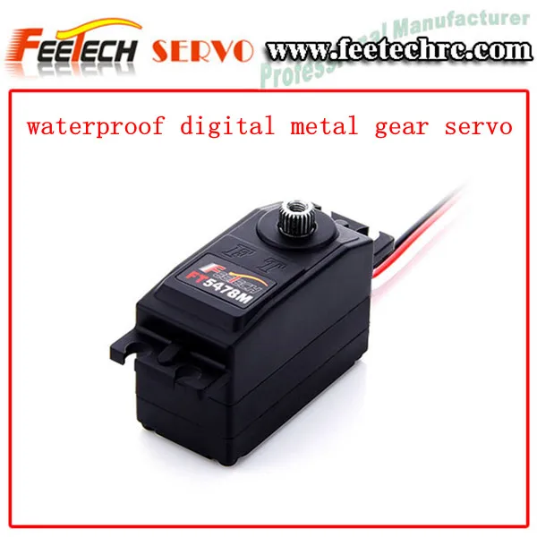 низкий профиль водонепроницаемая цифровая сервопривода передач металла для 1:8/1:10 гс кузовных автомобилей/лодки #ft5478m