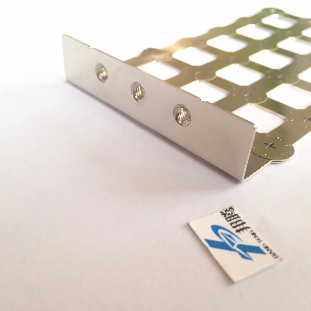 24P 4x6 Copper Nickel Busbar 18650 Lithium Battery Busbar Connector Copper Nickel Sheet