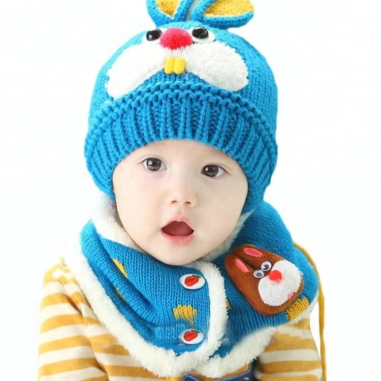 Ensemble De Chapeau Et Echarpe Pour Bebe Bonnet Chaud En Tricot Lapin Pour Enfants Garcons Et Filles Nouvelle Mode Hiver Buy Bonnet D Hiver Chaud Pour Bebe Garcon Bonnet D Hiver Bonnet Tricote Lapin Bonnet Chaud Pour Bebe Chapeau