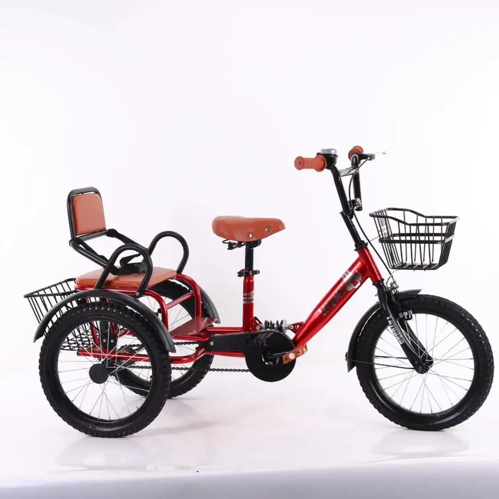 three wheel bike for adults with child seat