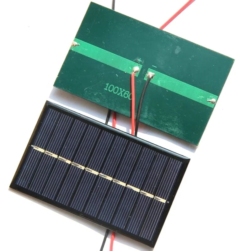 5PCs Mini Solarpanel DC4V 150mA Epoxy Cell Board Modul DIY Solarleuchten Solar Toys Solar Batterieladegerät 