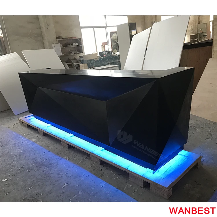 Cheap Acrylic Stone Small Home Restaurant Juice Bar Furniture Counter Design