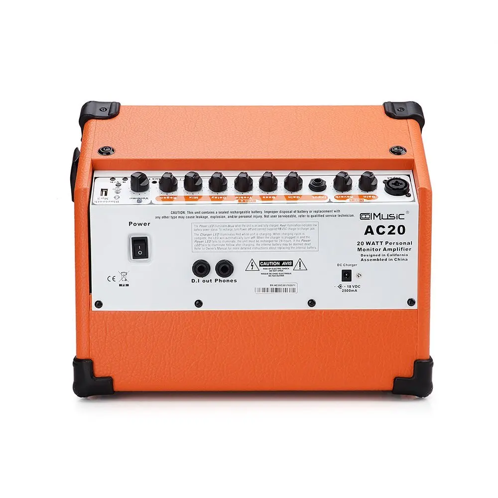 YIWEOG 20W Petit Ampli Basse électrique Portable Enceinte