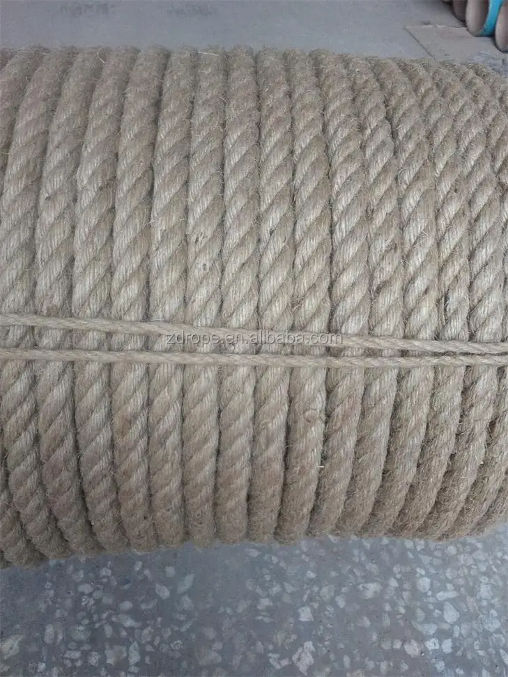 
Натуральный джутовый материал, крашеный джутовый канат 6 мм, сделано в Китае 