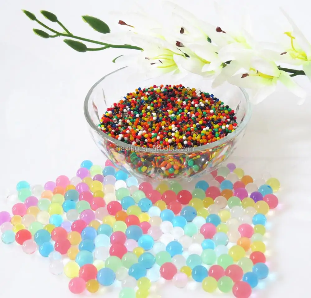 6oz 8oz 5oz Pack Water Beads Absorbing Polymer Beads Crystal Soil For