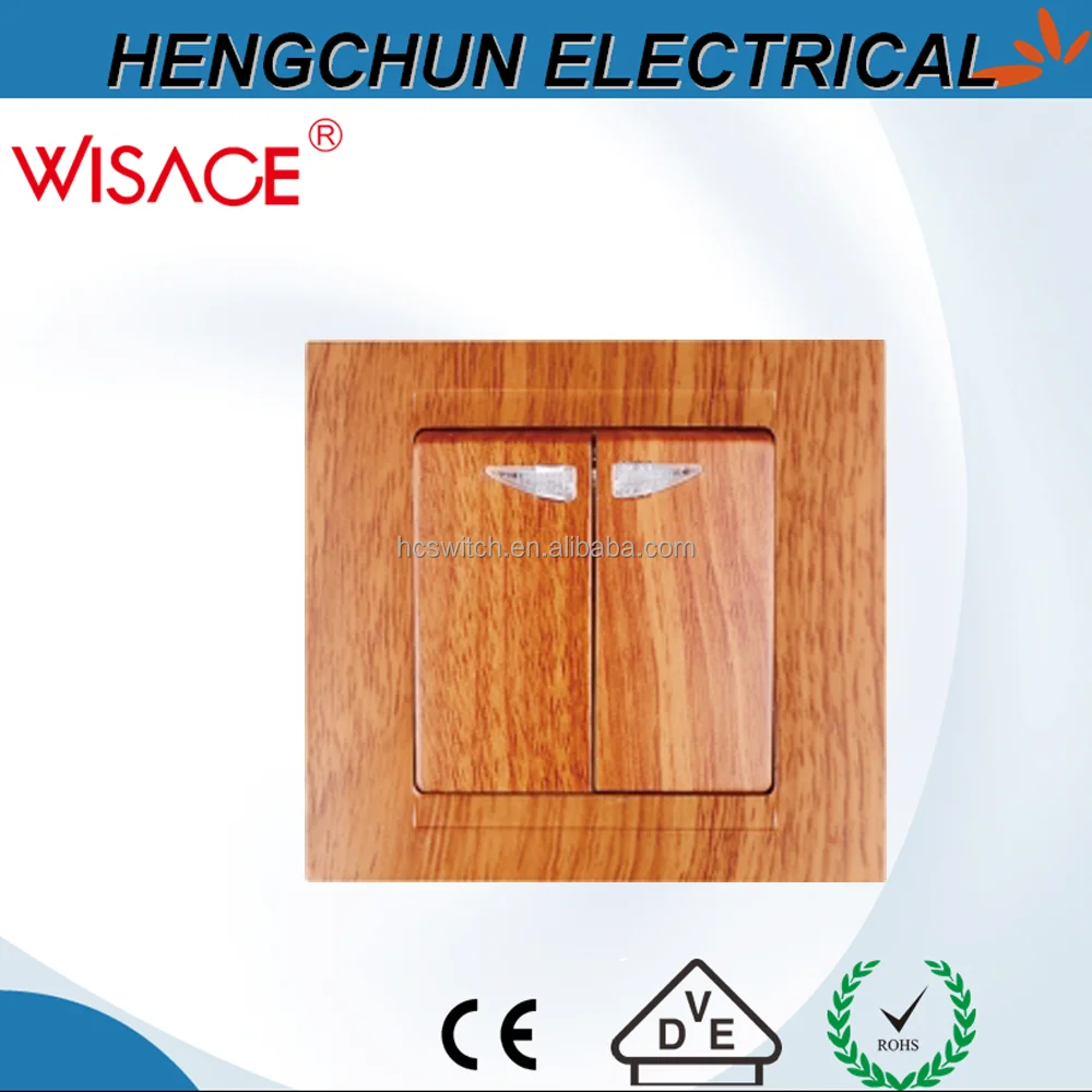 New Style Two Gang Wooden Plate Wall Switch With Led Light Buy Wooden Plate Wall Switch Wall Switch With Led Light Two Gang Wall Switch Product On Alibaba Com