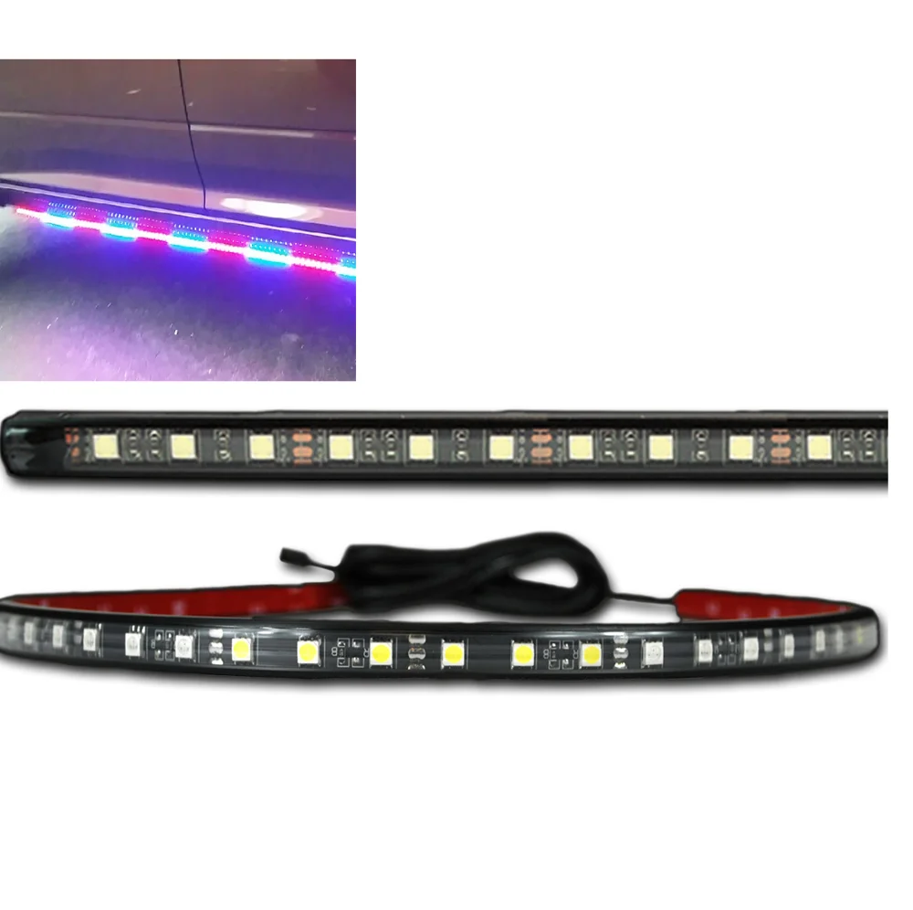 40w COB LED Warnleuchte Notfall Kühlergril Blitzlicht Strobe Leuchte