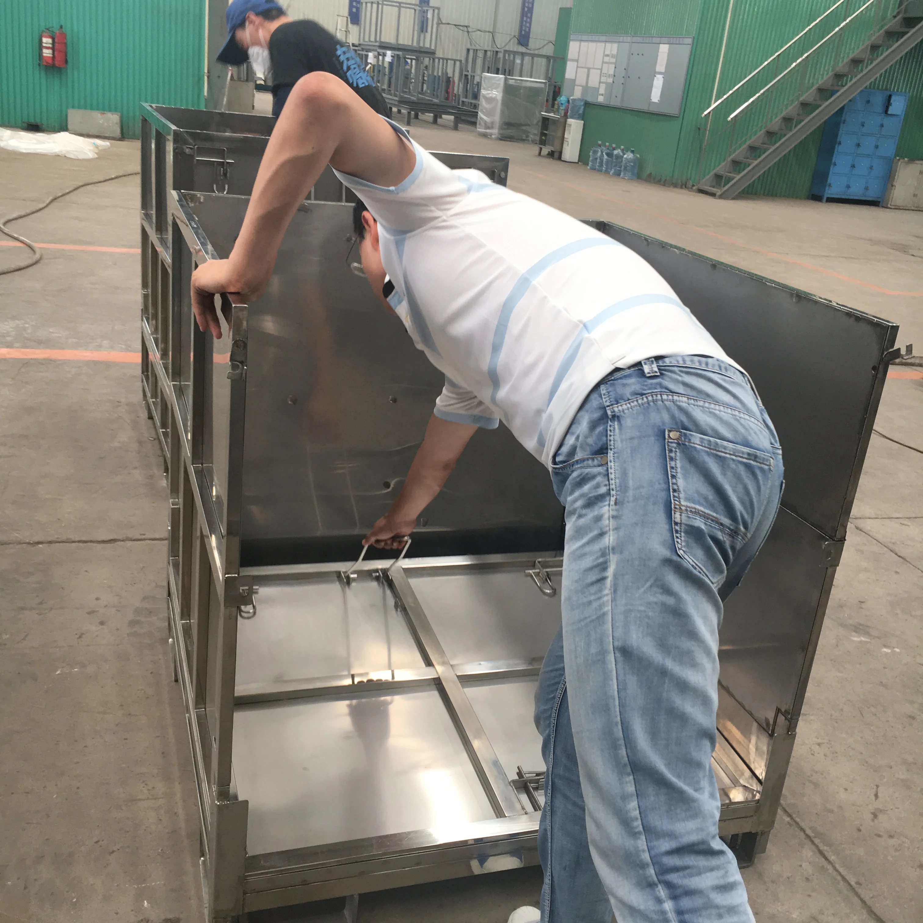 Collapsible IBC Tanks Foldable Stainless Steel Containers With High Quality