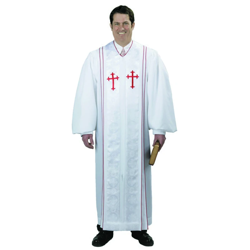 Длинное белое платье для церкви высокого качества