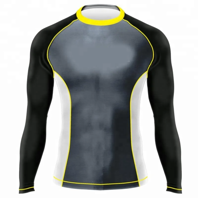 Sublimation Mma Kompression Polyester Spandex Rash Guard Buy