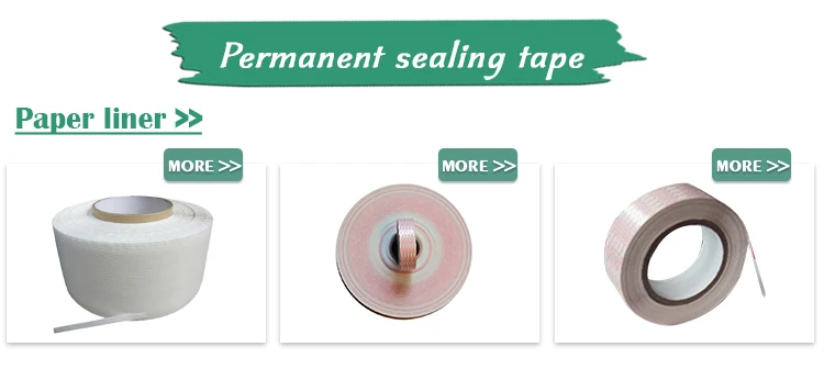 8mm Glue 15mm Film Width Destructive Courier Bag Permanent Sealing Tape with Super Adhesion Performance factory