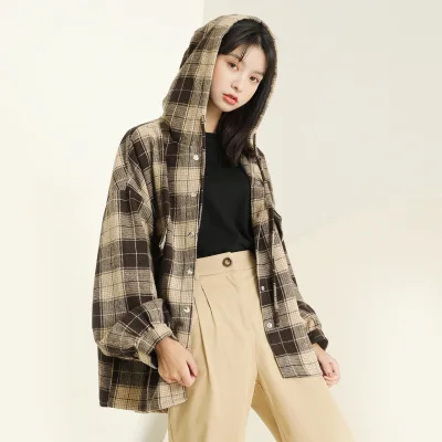 camisa de franela mujer
