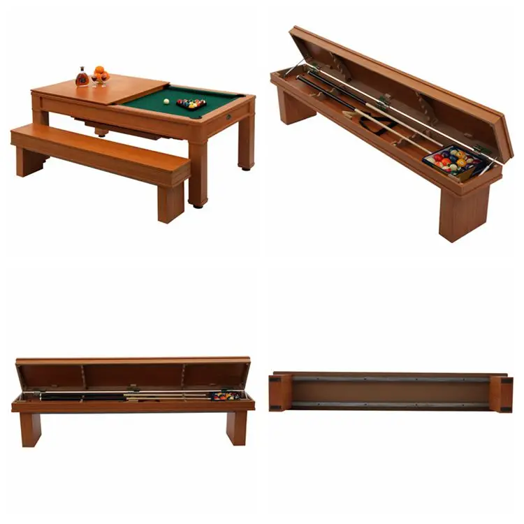 Pool Table Game Storage Indoor Billiard Game - 7ft Multi-Functional Pool Table