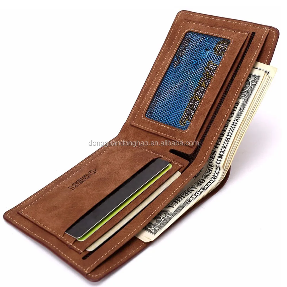 designer slim wallet mens