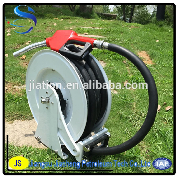 Auto Spring Rewind Fuel Hose Reel Roll-up for