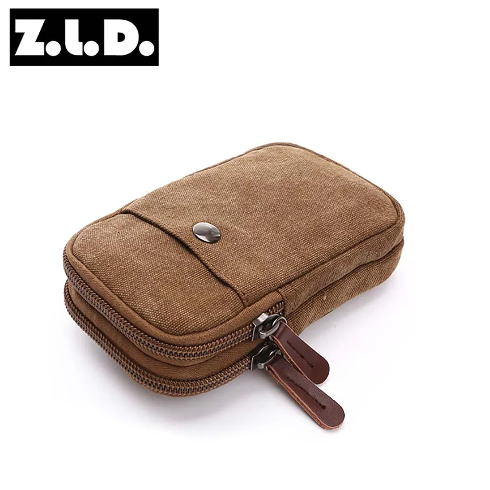 Модный мини-кошелек ZUOLUNDUO для мобильного телефона на молнии