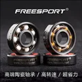 FreeSport White Ceramic Speed inline roller skate bearings 608 ABEC9 FreeLine Drift Skate rodamientos skateboard wheel