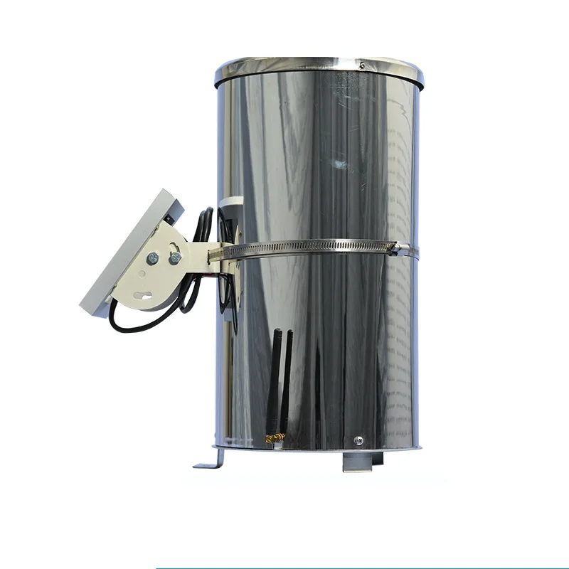 Tipping Bucket Rain Gauge with Solar Panel Power Supply System