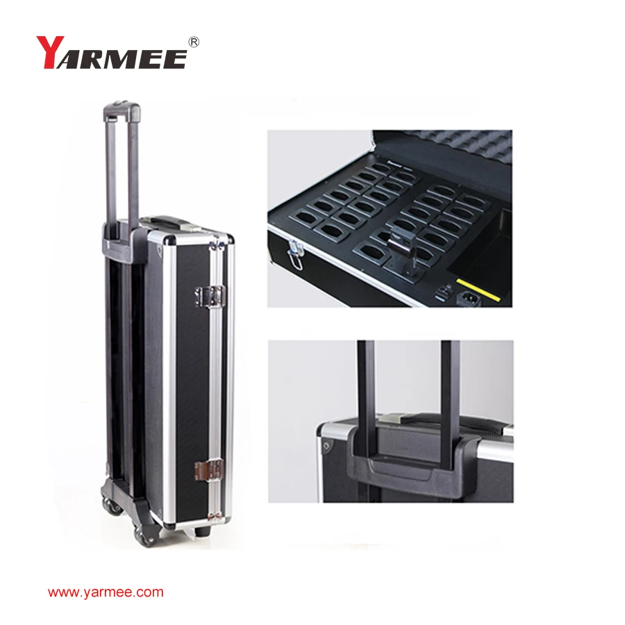 Yarmee digital interpreter console unit with headphones and microphones YSD604I