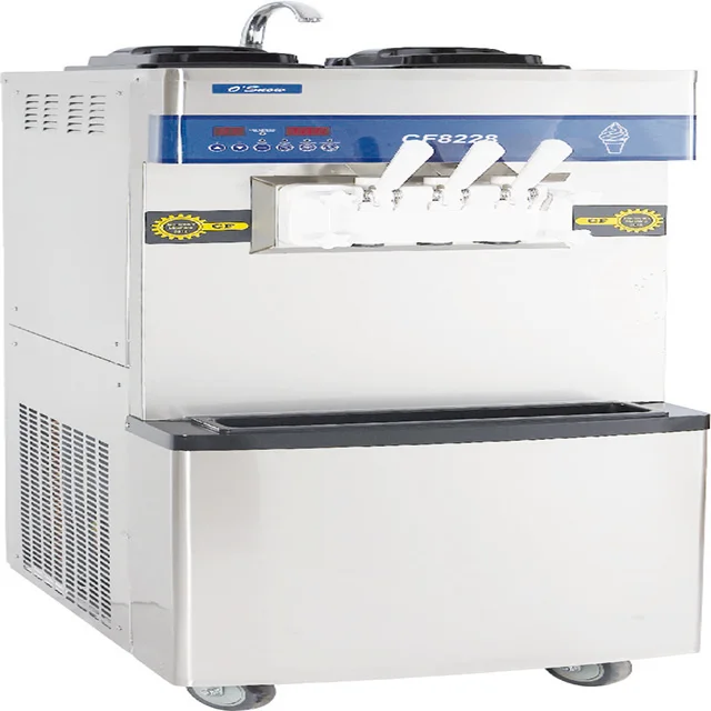 Очень хорошее качество машина для мороженого напряжение мягкое приготовления замороженного йогурта агрегат производства мягкого CF-8228