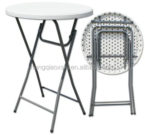 80 centimetri di plastica rotondo banchetto bar dell'hotel tavolo  pieghevole, tavoli da cocktail, tavolo da bar