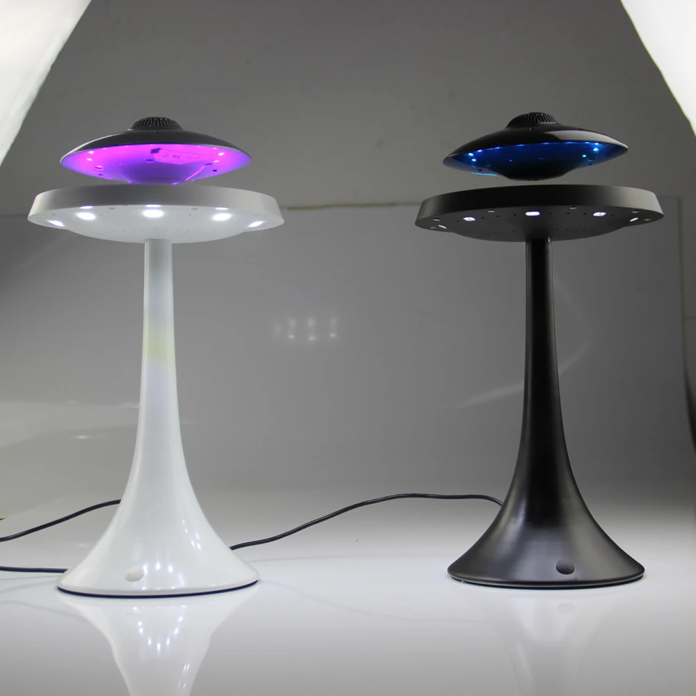 Levitation LED Table Lamp with UFO Speaker Original Design by HCNT