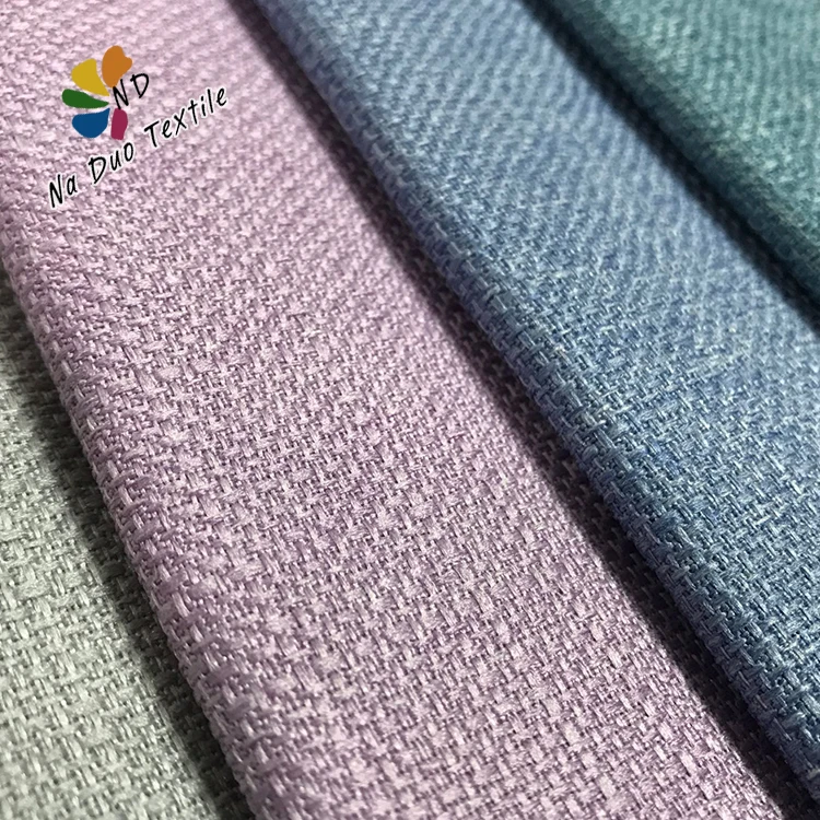 Китайский новый дизайн ткань с вышивкой из льна и спандекса обивочная