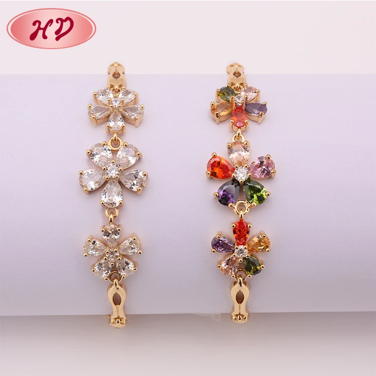 2018 New Design Gold Charm Bracelet Jewelry Design for Girls