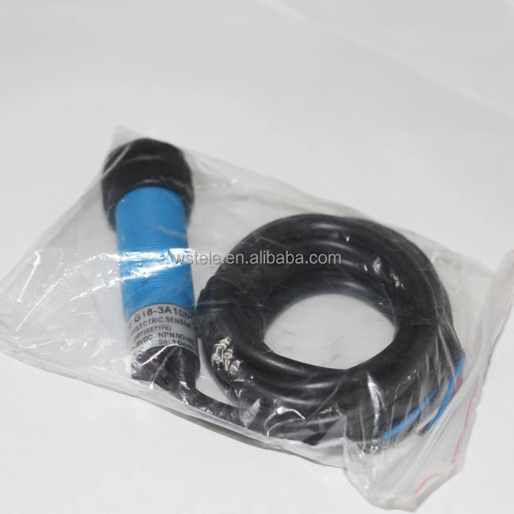 Водонепроницаемый пластиковый фотоэлектрический сенсорный переключатель G18 NPN PNP NO NC AC DC IP67