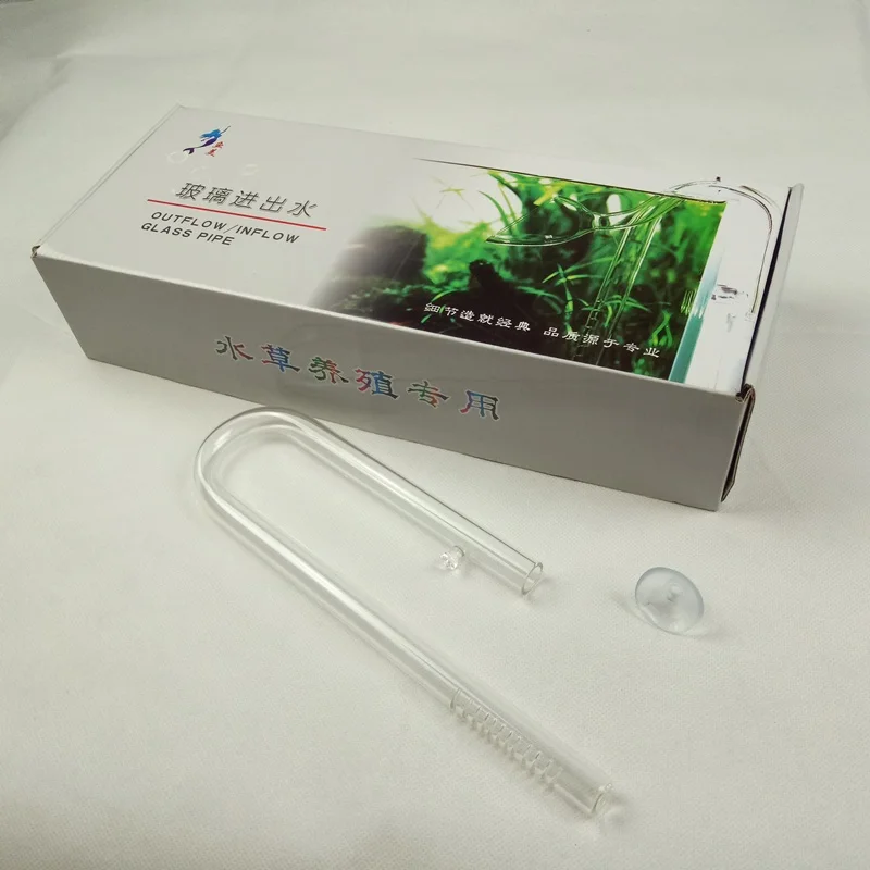 ADAスタイル 16/22mm 水槽用ガラス製アウトレットインレット リリー