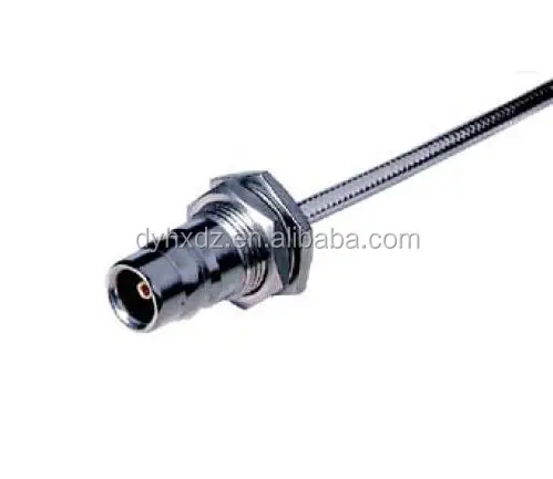 Copper Conductor PTFE Insulation QN Cable Assembly with Female Connector for RG223 Coaxial Cable