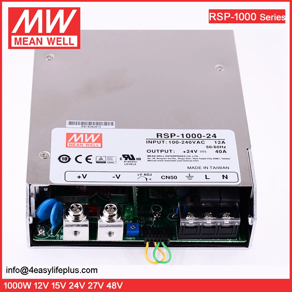 超特価新作未使用　MEAN WELL　RSP-1000-48　48V 1000W スイッチング電源