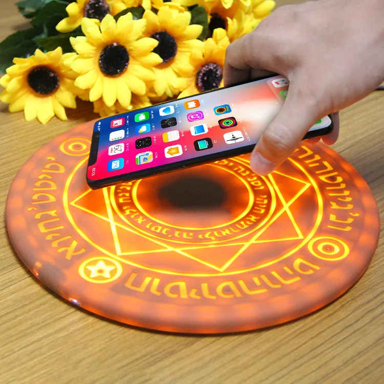 Magic Wireless Charger With LED Lamp