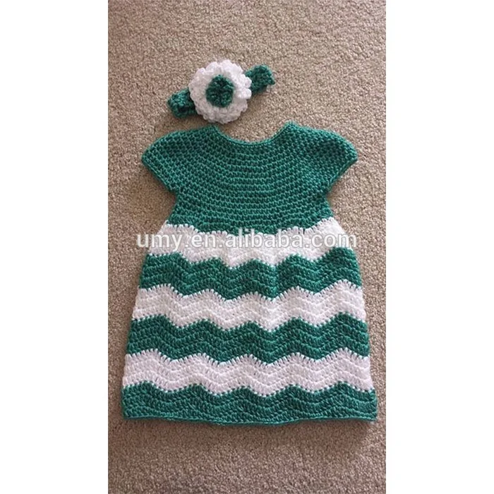 handmade crochet baby frock