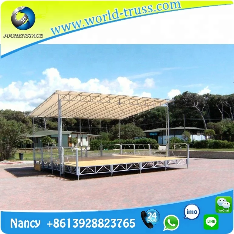 
Быстрая Свадебная сцена алюминиевая сценическая платформа круглая портативная сценическая 