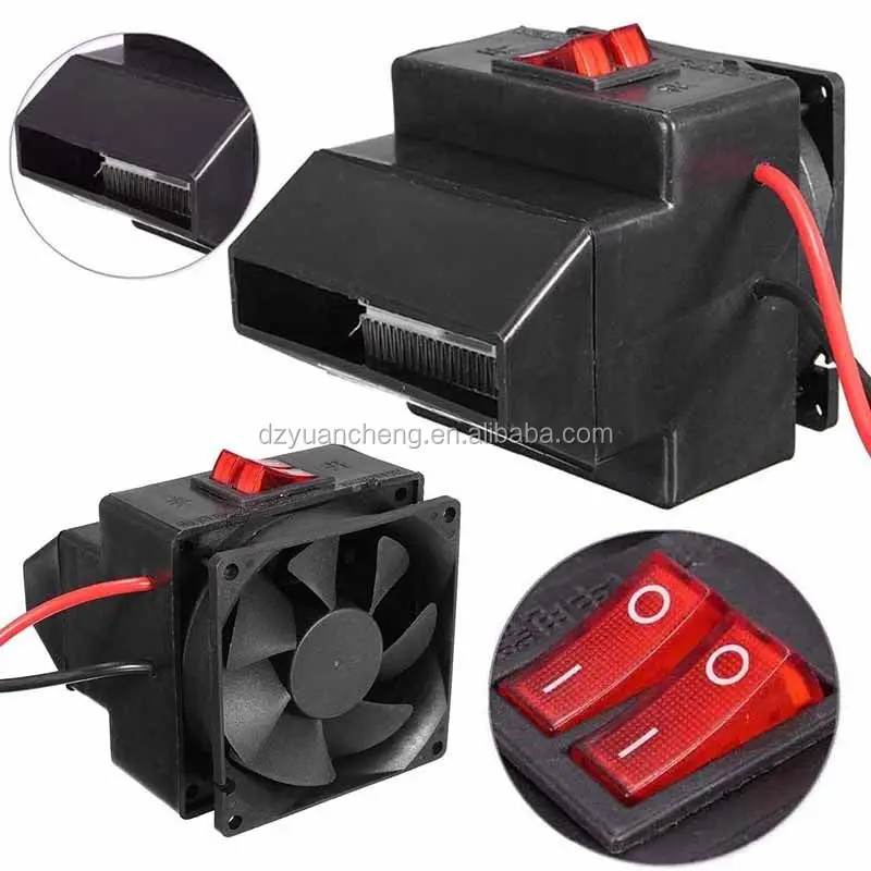 Oumij Car Heater Portable 12V 250W Car Windshield Ceramic Heater Cooler Fan