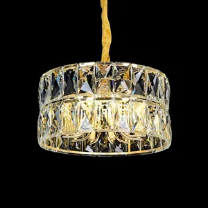 MEIYUN China Luxury Big Glass Decoration Led Crystal Chandelier