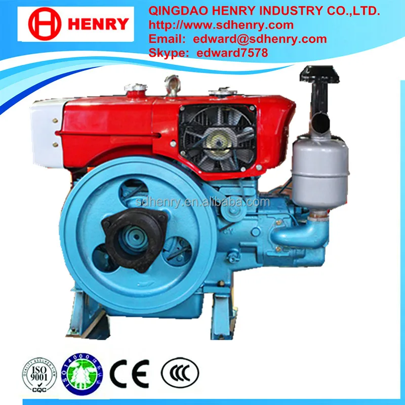 Single Cylinder diesel Walking Tractor Engine