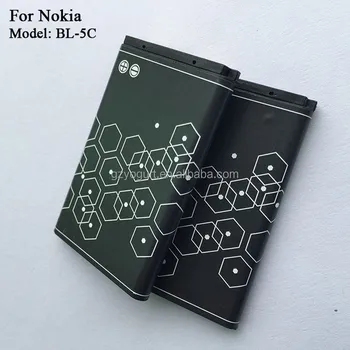 china manufacturer 3.7V battery BL-5C for Nokia mobile phone battery 1020mAh